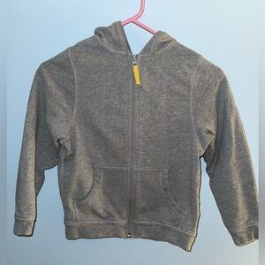 Hanna Andersson Gray Kids Zip-Up Hoodie